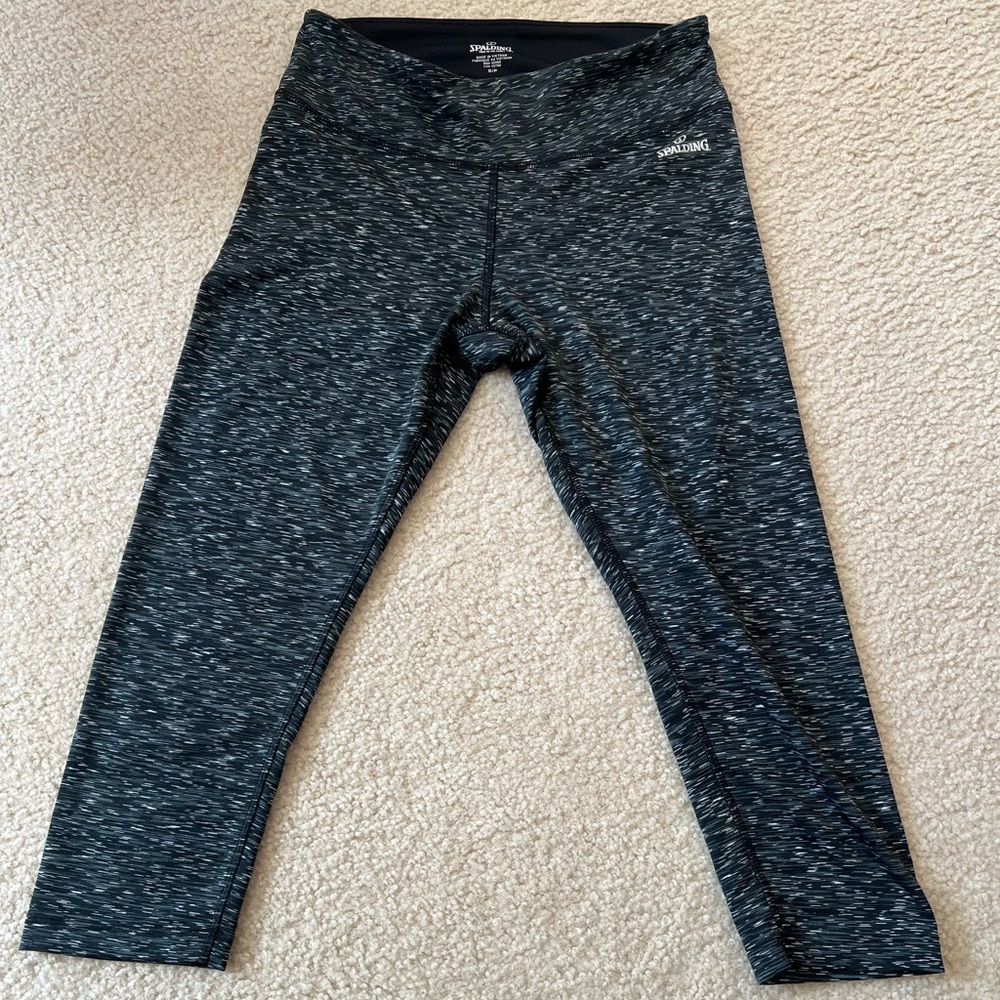 Spalding Women’s Capri Tights Black/White Size Small